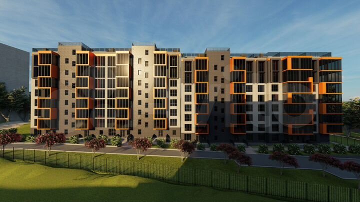 1-к. квартира, 66,3 м², 7/8 эт.