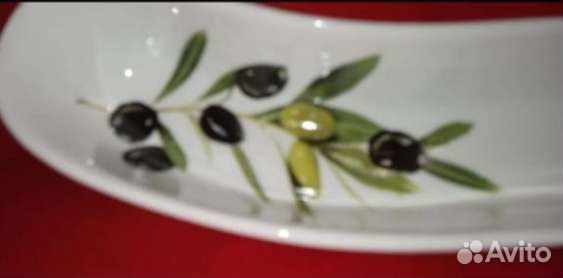 Блюда под оливки, черри с вилочками, Менажница