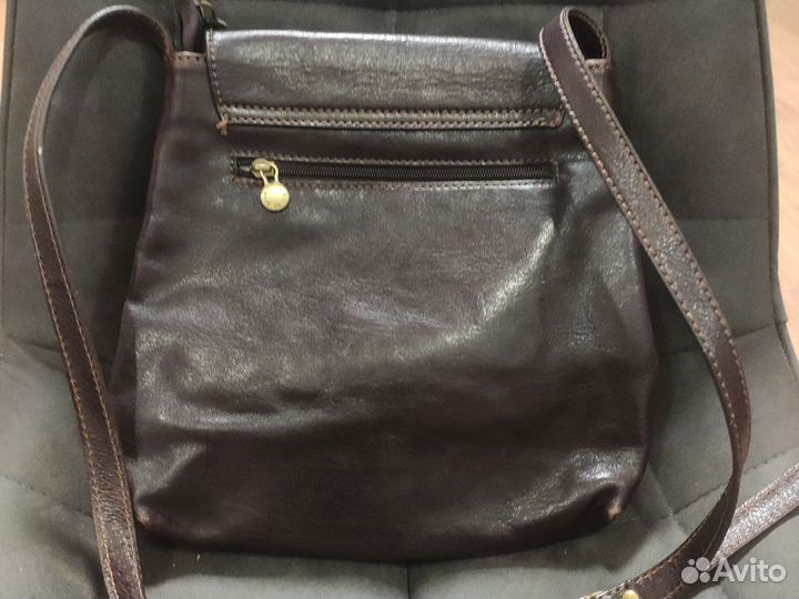 Сумка натуральная кожа унисекс.из Италии