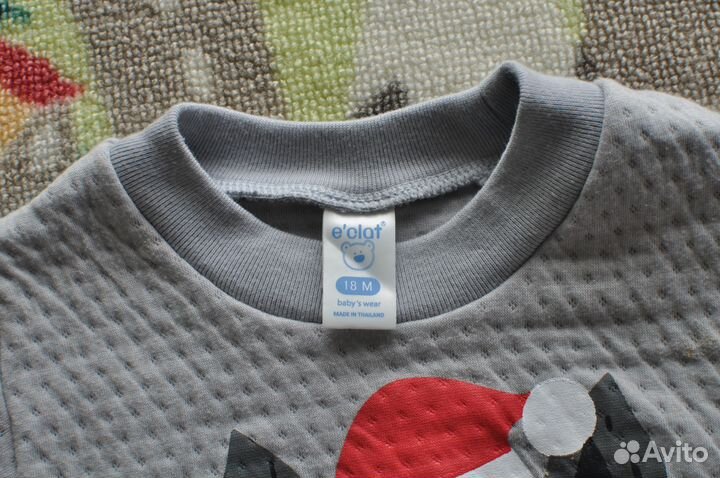 Детский костюм пижама новогодний 1.5 года