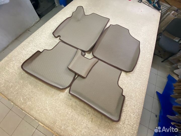 EVA Ева Эва коврики с бортами 3D в авто