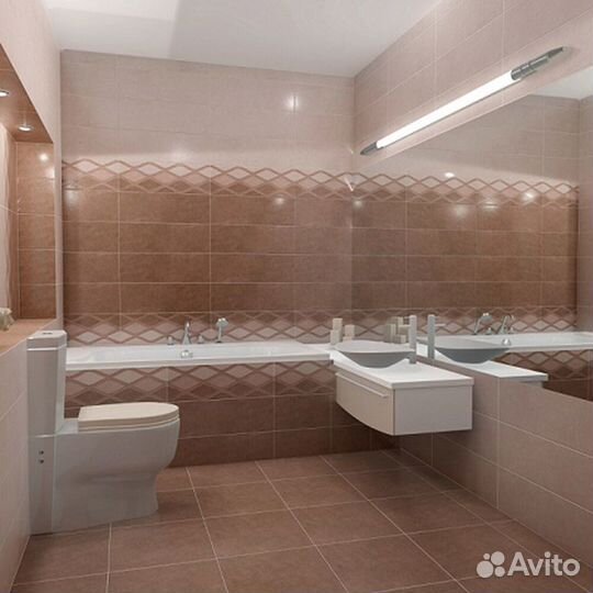 Плитка облицовочная Нефрит Кронштадт бежевая 600x200x9 мм (10 шт.1,2 кв.м)