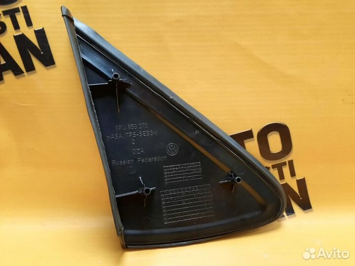 Накладка уголок левого зеркала Volkswagen Polo