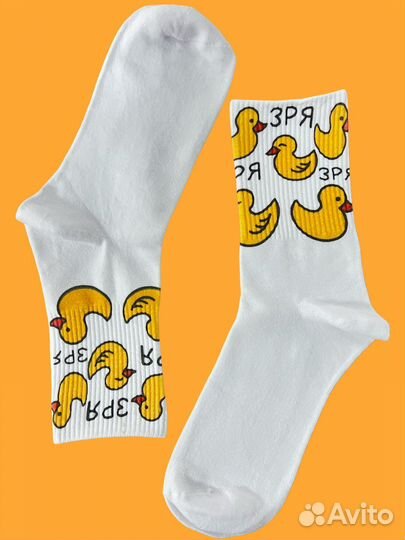 Печать принт на носках оптом любые дизайны