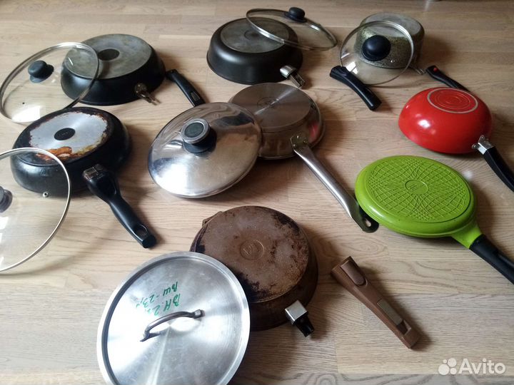 Сковороды. Сотейник. Казан