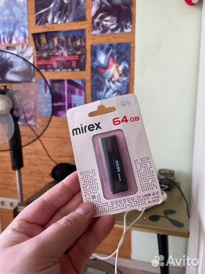 Карта памяти mirex 64гб