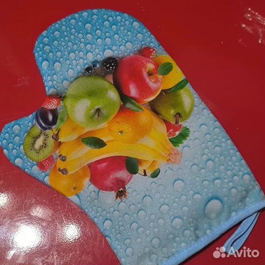 Прихватка 20x28 см, 2 шт. сочные фрукты