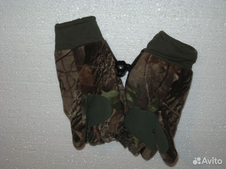 Рукавицы без пальцев из флиса