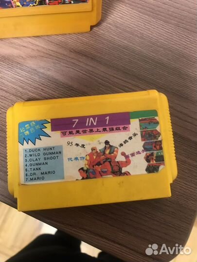 Картриджи dendy из 90х и 1 современный