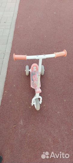 Самокат детский трехколесный бу