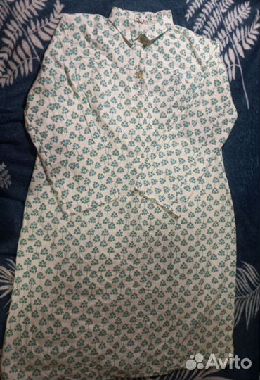 Ночная рубашка фланель винтаж Zornica