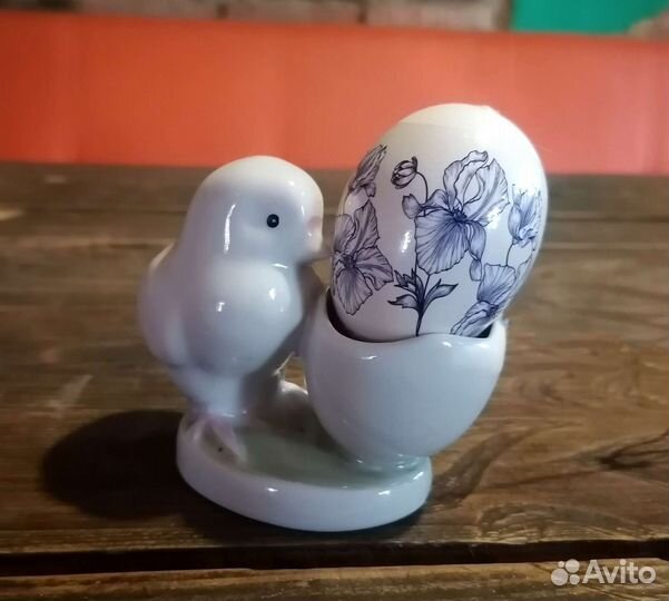 Пасхальная посуда подставка для яиц фарфор