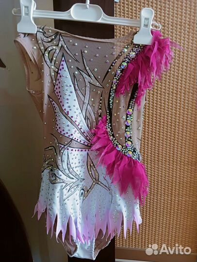 Прокат. Купальник для худ.гимнастики 128-134 р