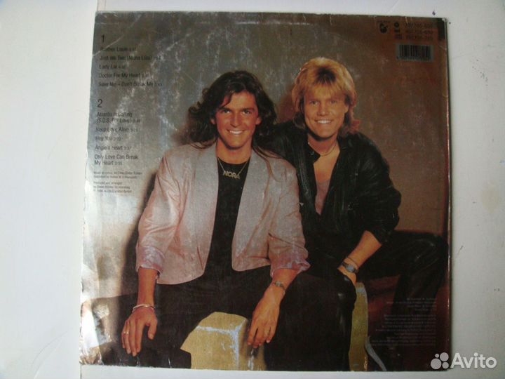 Винил modern talking “Ready To Romance” 3rd album