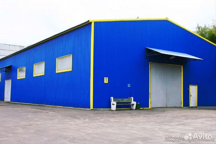 Быстровозводимые ангары склады из сэндвич панелей
