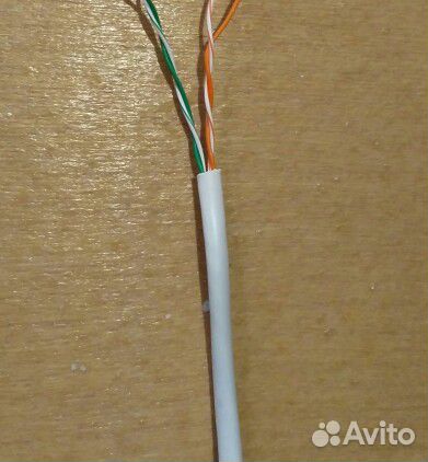 Кабель Витая пара Медь UTP CAT5E 2PR AWG24 CU