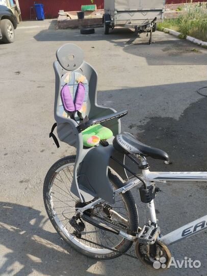 Детчкое сидение для велосипеда. Туклипсы