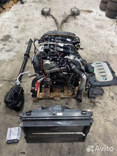 Свап BMW E63 635d M57n2 306D5 286л.с Пробег 87т