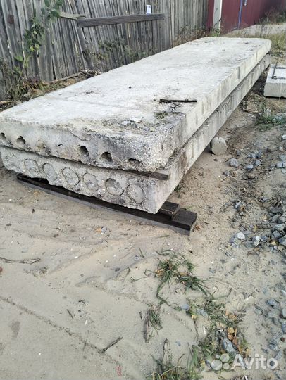 Плиты перекрытия пустотные бу