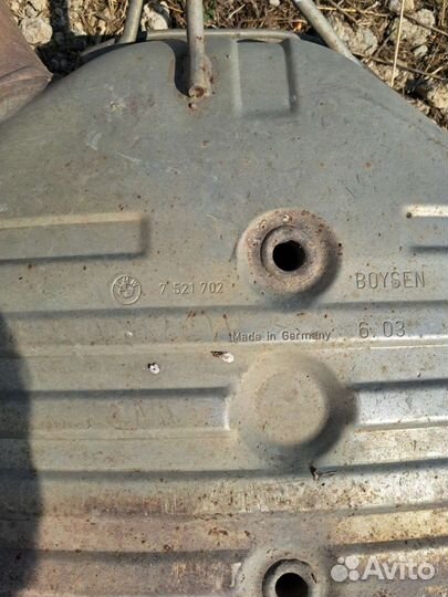 Глушитель на BMW E60