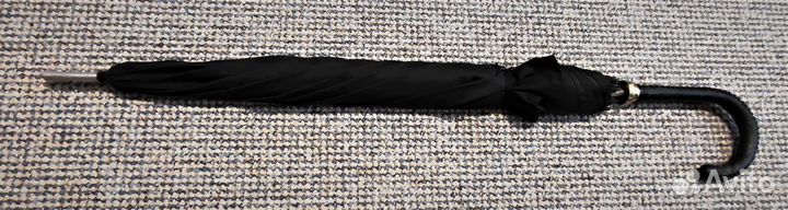 Зонт трость мужской черный