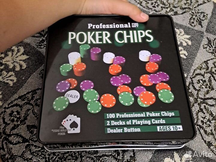 Покерный набор 100 фишек