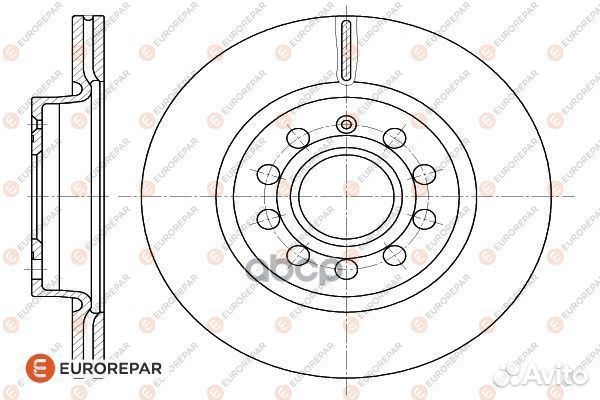 Диск тормозной audi A3,skoda octavia,VW golf 1