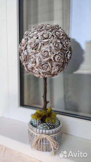 Интерьерные украшения из натуральных материалов