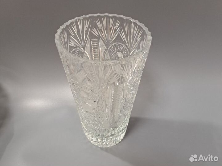 Хрустальные вазы времен СССР
