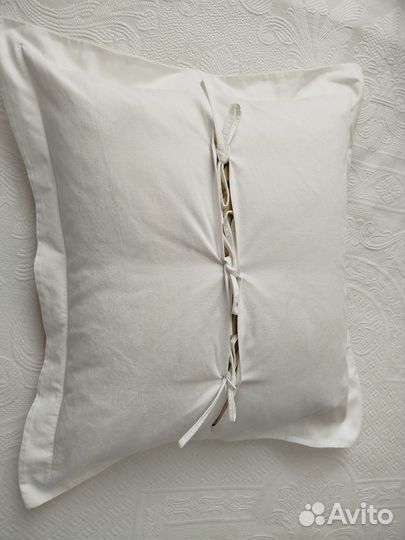 Наволочки с вязаным кружевом Винтаж