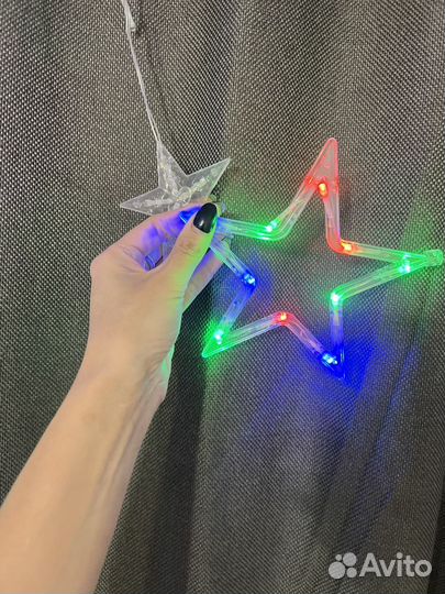 Гирлянда штора 3х2