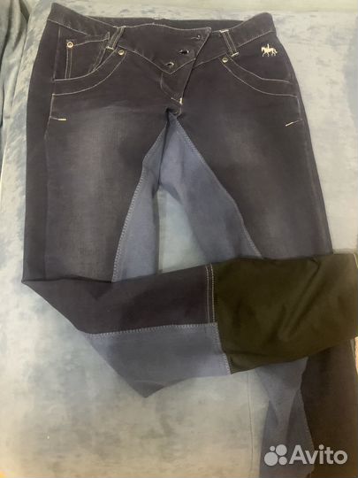 Бриджи для конного спорта Pfiff с полной леей