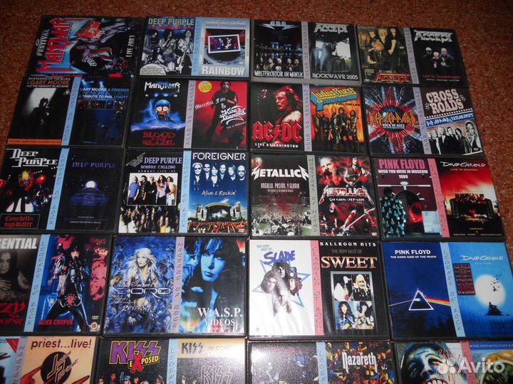 DVD музыкальные - metal, hard rock, rock