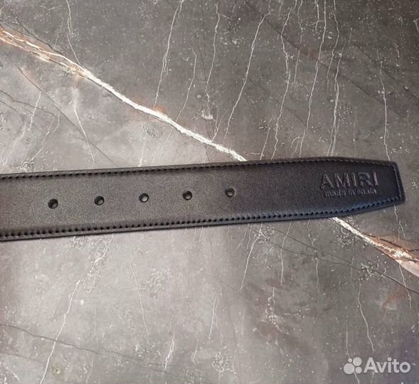 Ремень женский amiri кожаный