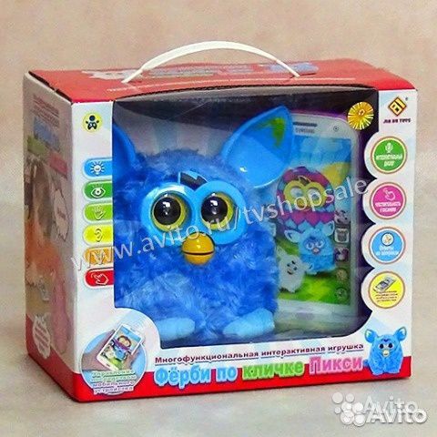 Ферби - Пикси + пульт интерактивный, синий