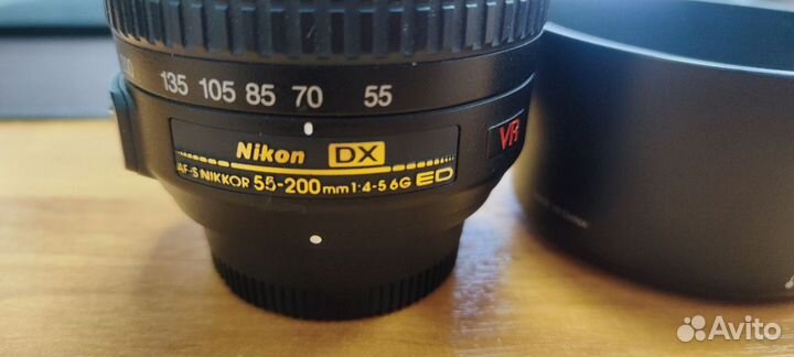 Объектив Nikon DX AF-S Nikkor 55-200mm 1:4-5.6G ED