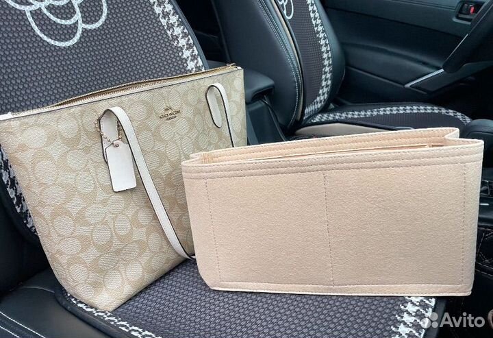 Оригинальная сумка coach Zip Top Tote 30