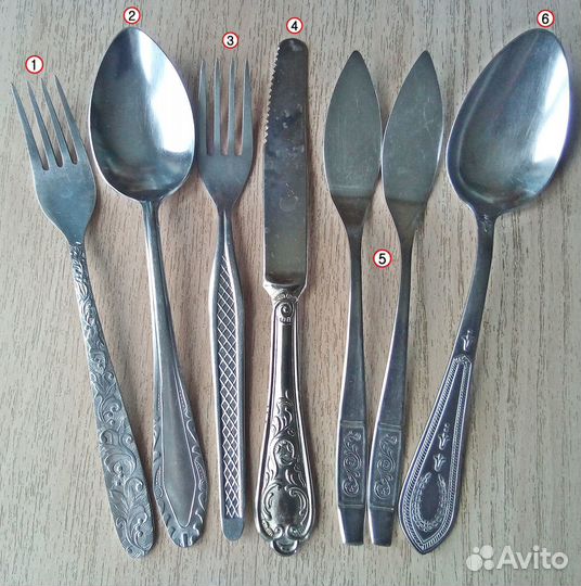 Столовые приборы из СССР