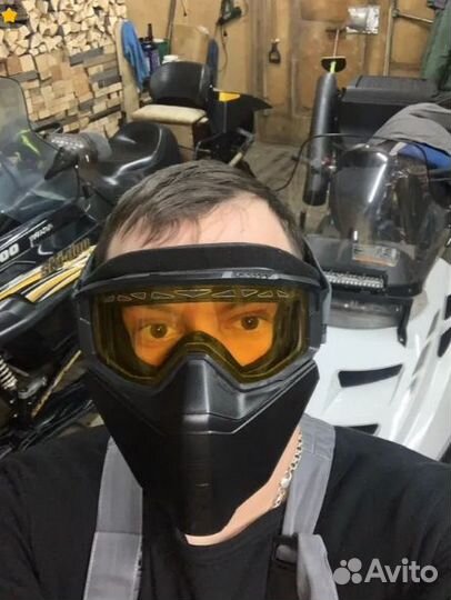 Очки маска Scott Primal Facemask MY23 Bl / Yellow