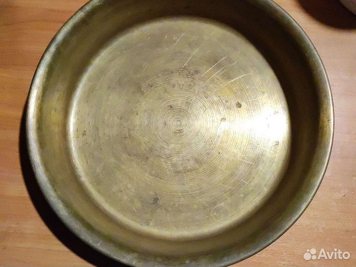 Таз для варенья из латуни СССР