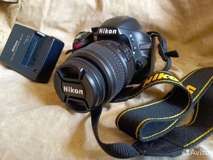 Камера nikon зеркальная D3200 (фотоаппарат)