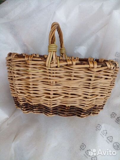 Корзина плетеная для грибов