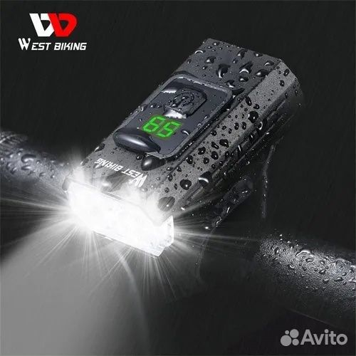 Фонарь велосипедный с задним фонарем West Biking I