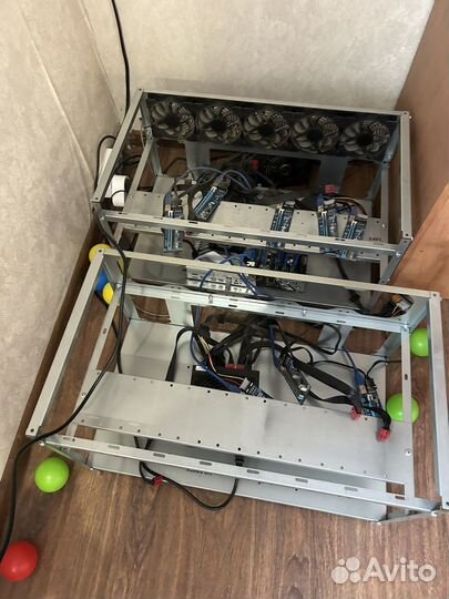 Каркас для майнинг фермы на 6 видеокарт