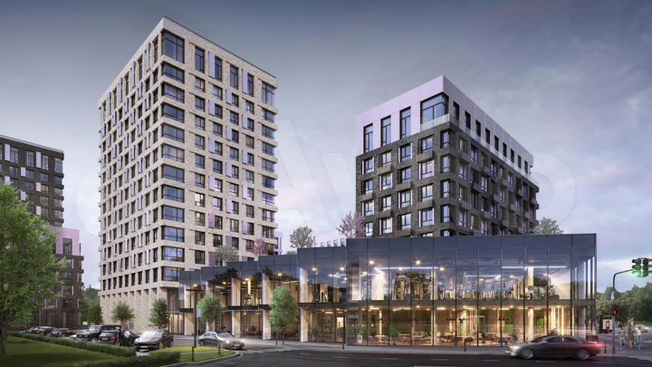 2-к. апартаменты, 43,3 м², 2/9 эт.