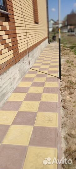 Производства тротуарная плитка вибропрессования