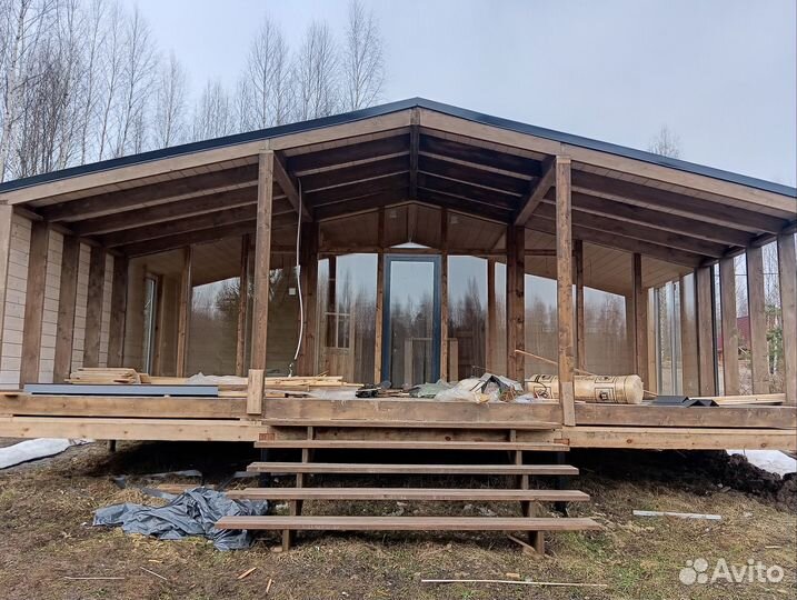 Строительство каркасных домов барнхаус