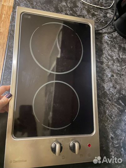 Плита электрическая electrolux двухконфорочная