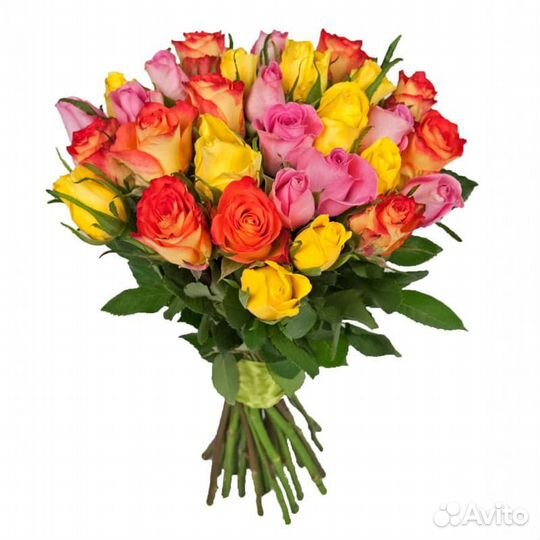 Букет из роз Микс Премиум 50 см (11-101)