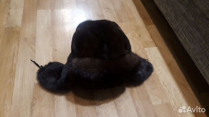 Норковая шапка мужская